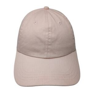 Grace Eleyae Slideback Baseball Cap Pink One Size Adjustable Distressed Blank